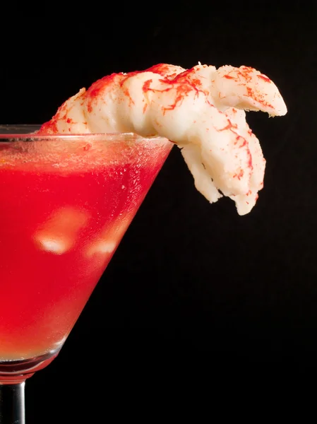 Tomato Cocktail With Shrimps