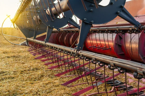 Equipment for agriculture, close-up view of the front of a combi