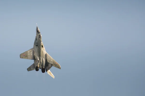 RADOM, POLAND - AUGUST 23: Slovakian Air Force MiG-29 solo displ