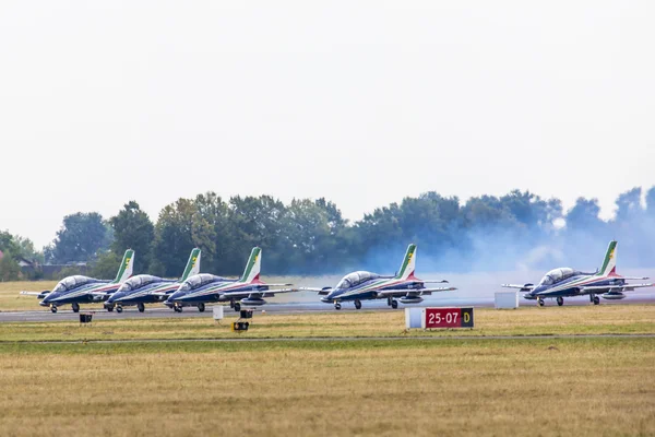 RADOM, POLAND - AUGUST 23: Aerobatic group formation \