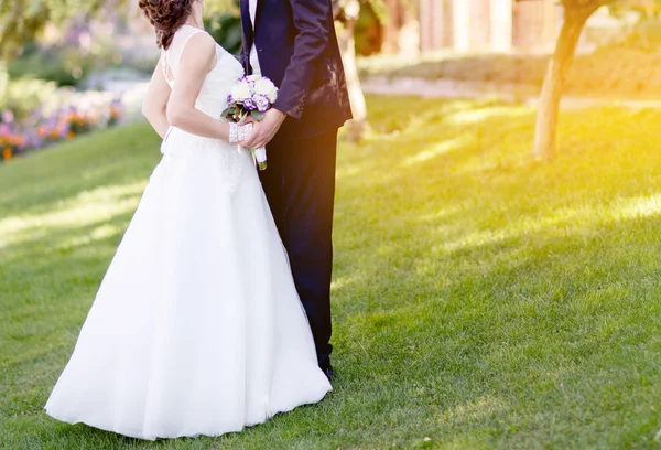 Beautiful wedding couple is enjoying wedding.