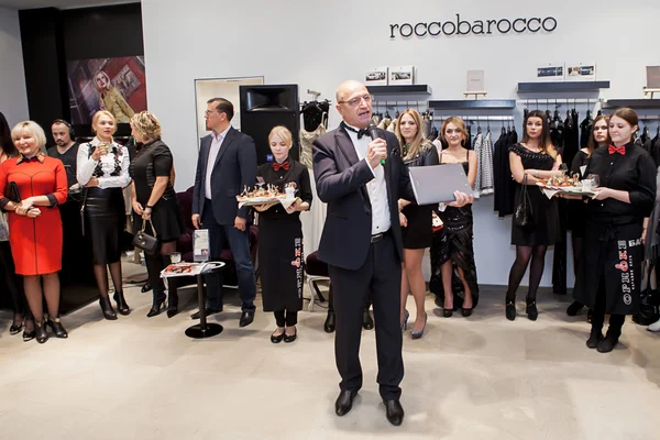 Fashion designer Rocco Barocco at the opening ceremony on the opening day of the first store