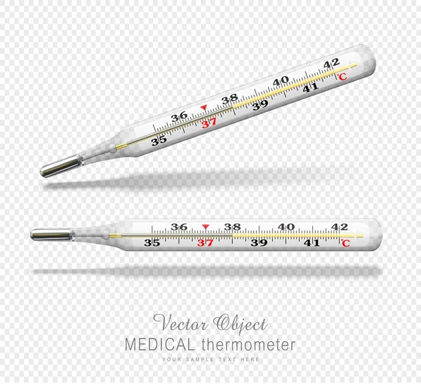 Medical thermometer isolated