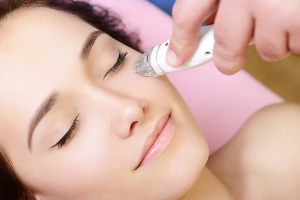 Woman getting rejuvenated treatment