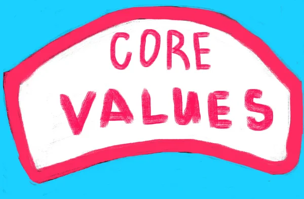 Core values concept