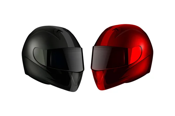 Realistic Detailed Motorcycle Helmets
