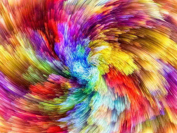 Colorful vivid streaks