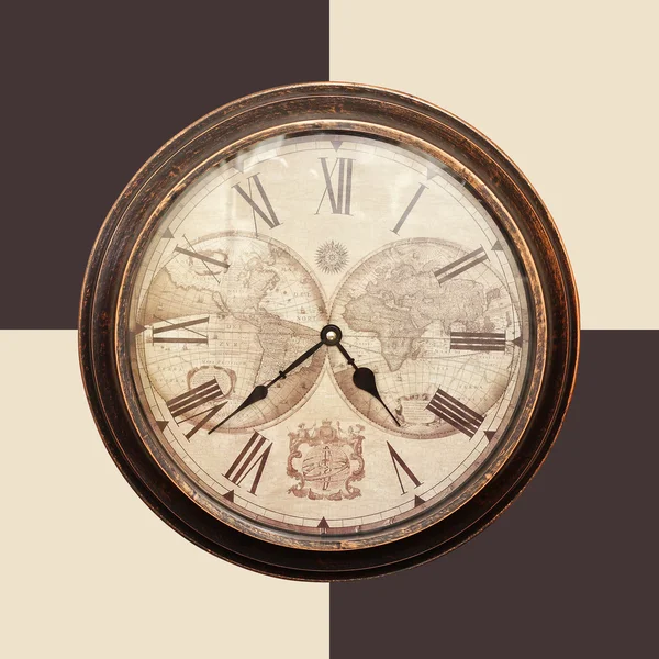 Clock - Antique mechanical wall clock