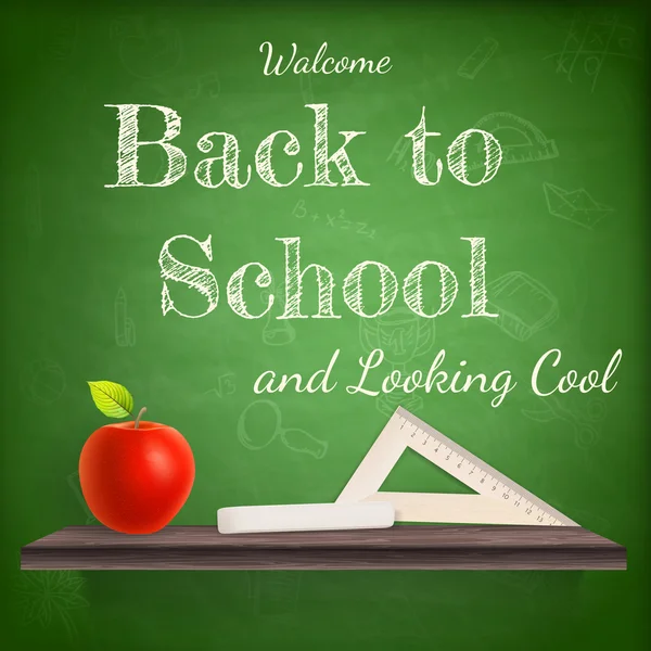 Back to school background template. EPS 10