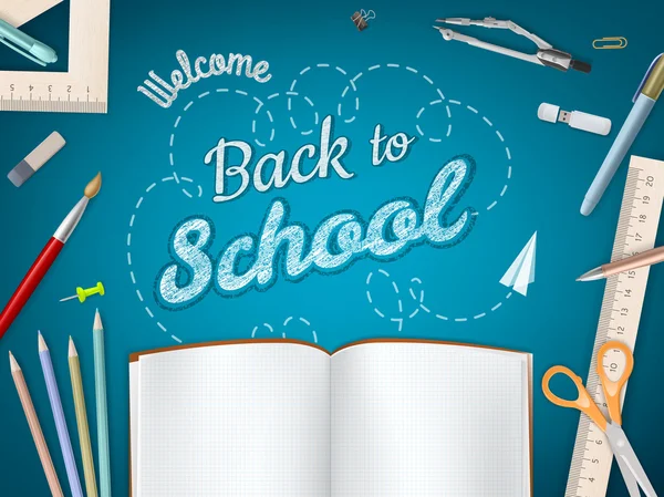 Back to School background. EPS 10