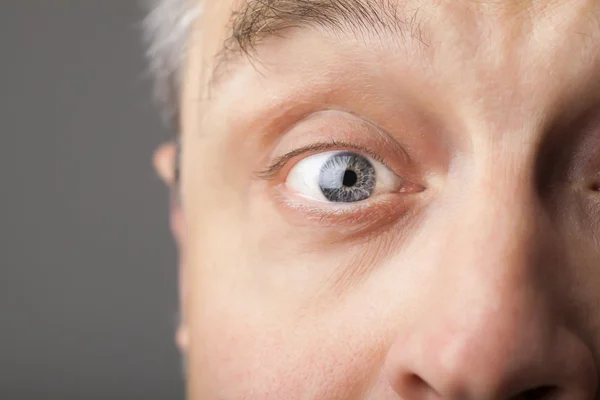 Portrait of a handsome man close up eye