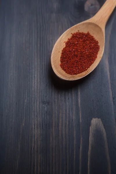 Spoon of red spice