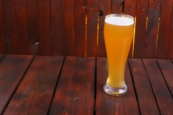 Glass of wheat beer