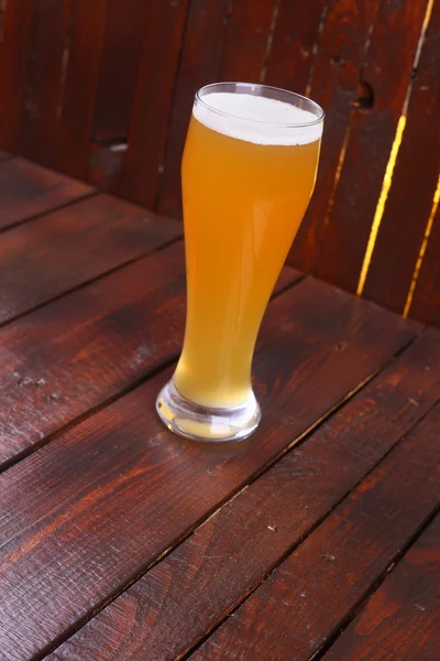 Glass of wheat beer