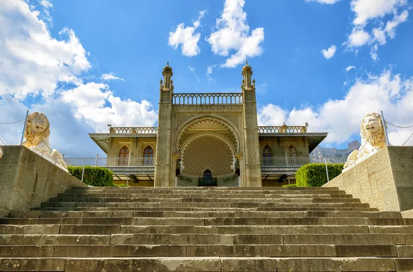 Vorontsov Palace in the town of Alupka, Crimea