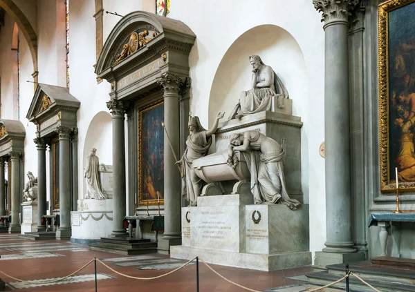 Tomb of Dante in the Basilica of Santa Croce in Florence