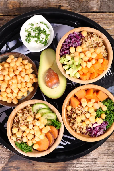 Healthy veggie bowls