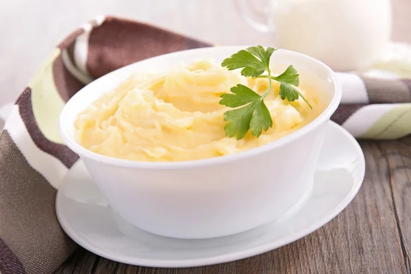 Mashed potato close up