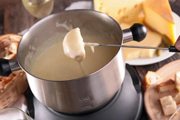 Tasty cheese fondue