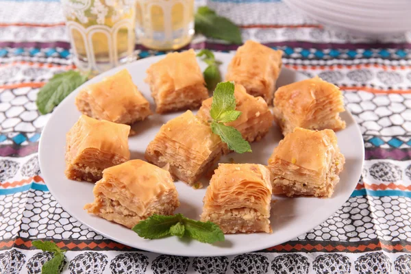 Traditional baklava dessert