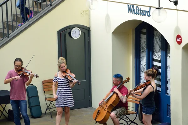 String Quartet busking in convent garden central piazza