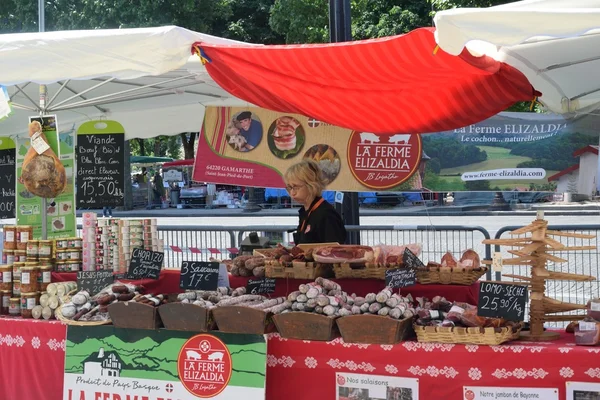 Traditional French Food Market Stall