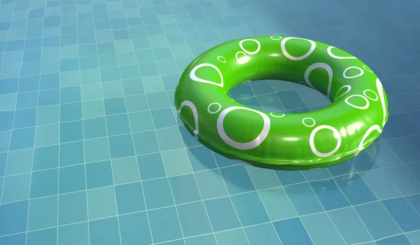 Swim Ring in Pool