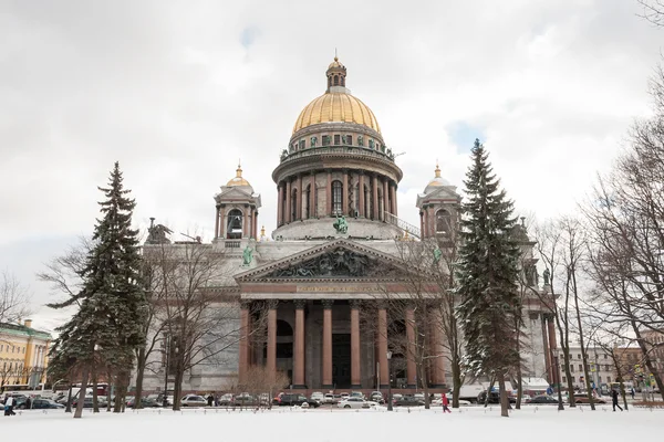 Saint Isaac\'s Cathedral. Winter Park, St. Petersburg