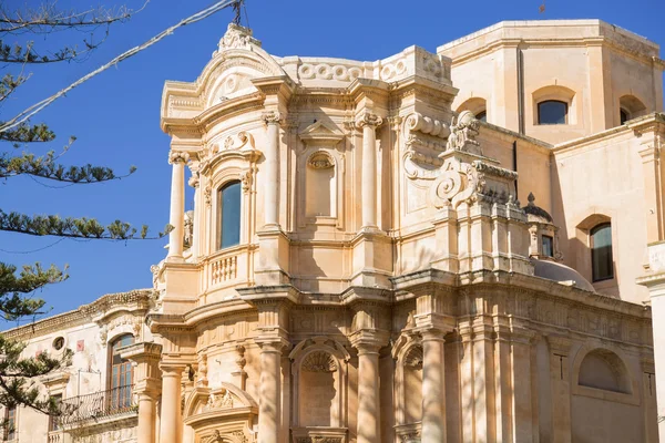 Noto, Italy - February 06, 2016 : City built in the style of the Sicilian Baroque.