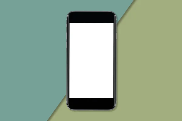 Smartphone with blank screen to ad design