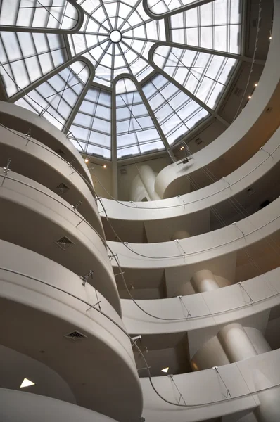 Interior Walls & Ceiling of Guggenheim Museum in New York