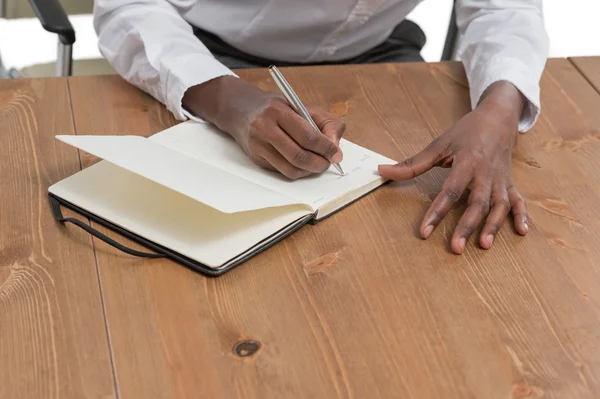 Business woman planning at desk