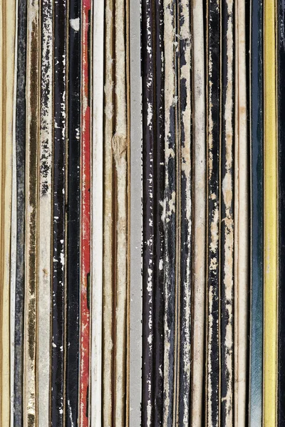 Colorful record collection