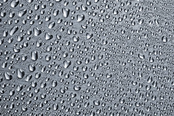 Refreshing Background, droplets on zinc