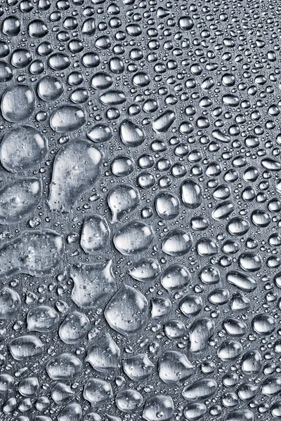 Refreshing Background, droplets on zinc