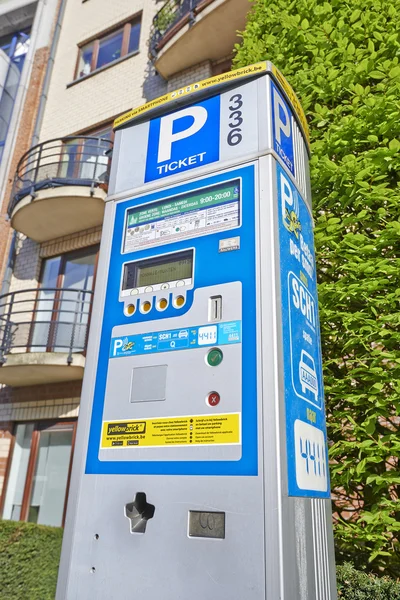 Brussels powered solar parking meter