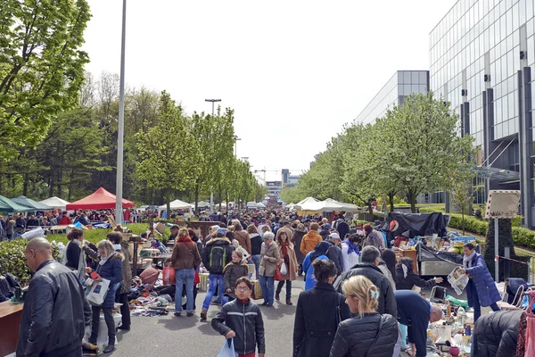 Flea market each first day of May in Brussels