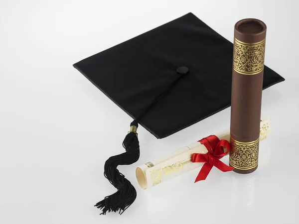 Certificate, holder and mortar board