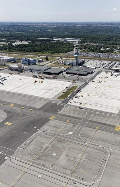Italy, Milano; 26 July 2010, aerial view of Malpensa International Airport - EDITORIAL