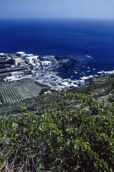 Italy, Sicily, Pantelleria Island (Trapani Province), view of the island - FILM SCAN