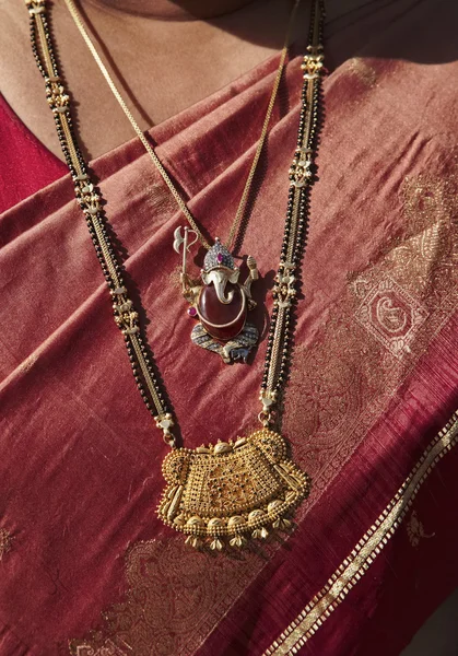 Indian golden jewels