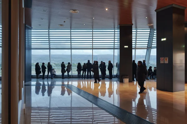 Italy, Sicily; 17 january 2014, Comiso Airport, people waiting for an airplane landing - EDITORIAL