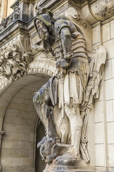 Warrior Sculpture at George Gate in Dresden