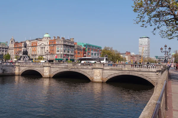 DUBLIN, IRELAND - Sept 20, 2012: Dublin City, Ireland. Dublin is the capital and largest city of Ireland. Located on the east coast, at the mouth of the River Liffey.