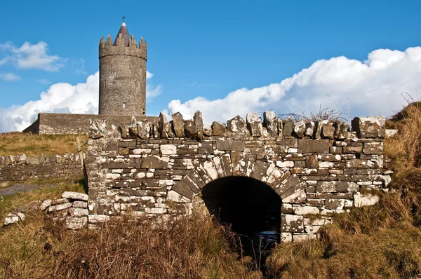 Old ancient irish castle on the west of ireland