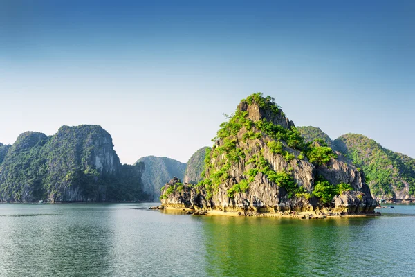 Scenic view of the Ha Long Bay, the South China Sea in Vietnam