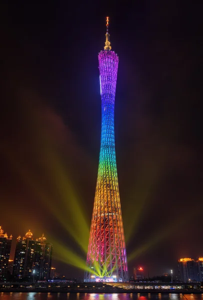 Night view of the Canton Tower, Guangzhou, China