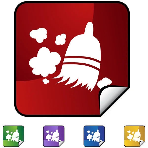 Broom icon Stock Vectors, Royalty Free Broom icon Illustrations