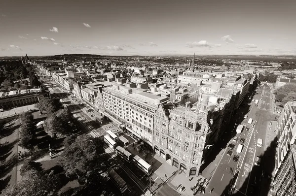 Edinburgh city rooftop view