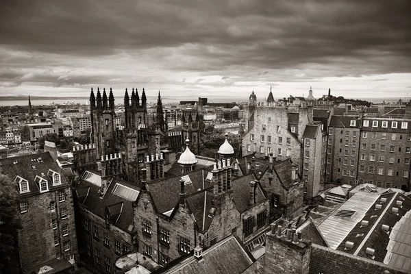 Edinburgh city rooftop